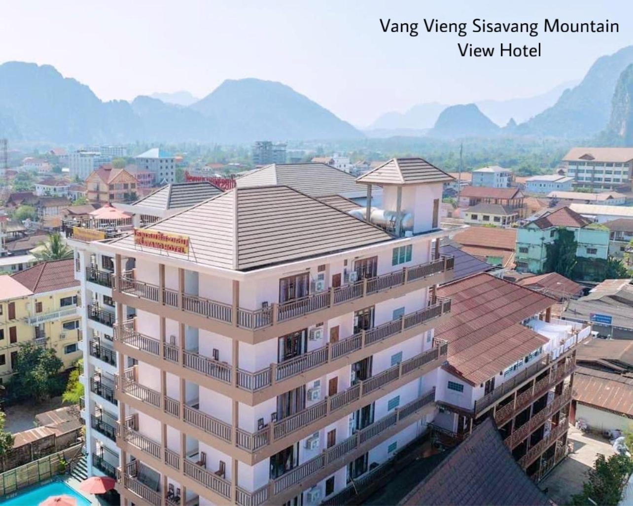 Vangvieng Sisavang Mountain View Hotel Vang Vieng Dış mekan fotoğraf