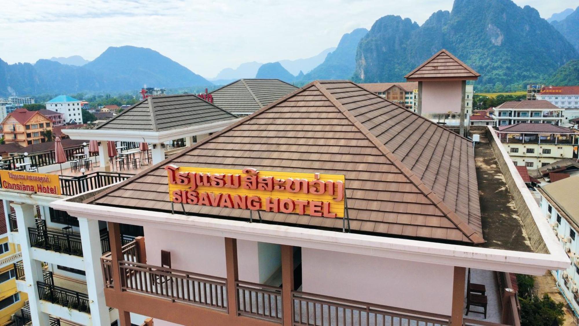 Vangvieng Sisavang Mountain View Hotel Vang Vieng Dış mekan fotoğraf